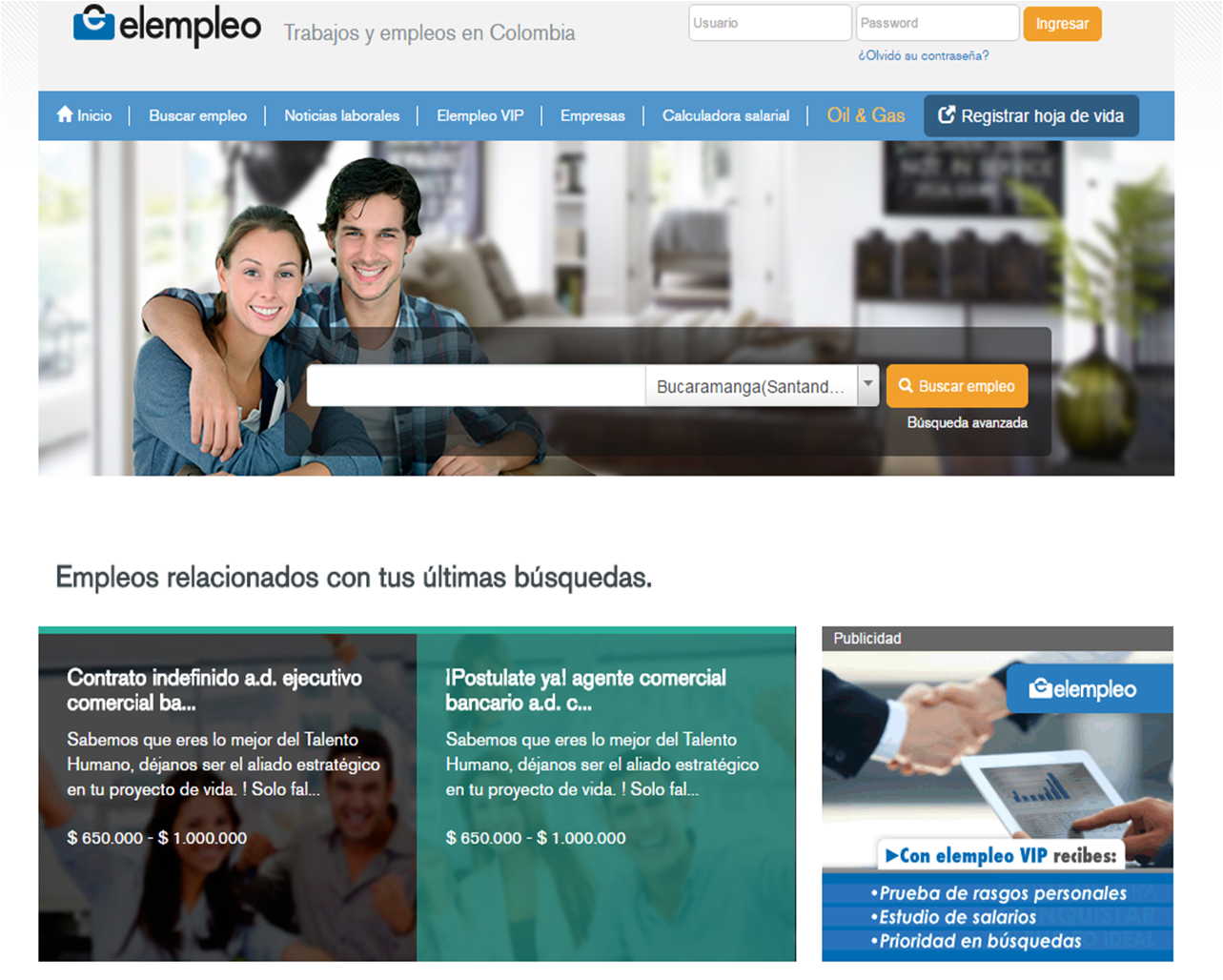 Alaska pintar Simetría Conoce seis sitios web para buscar trabajo en internet | Bucaramanga.com
