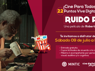 ‘Cine Para Todos’ llega a Bucaramanga con “Ruido rosa”