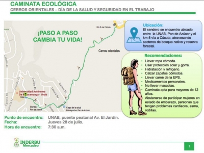 Caminata ecológica en los Cerros Orientales