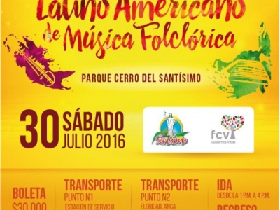 Cuenta regresiva para el Décimo Festival Latino Americano de Música Folclórica