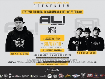 Segunda edición del Festival de Hip Hop en Bucaramanga