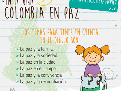 Concurso “Pinta una Colombia en paz”