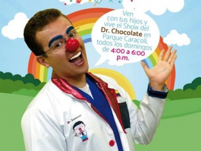 El Dr. Chocolate y sus payasos terapéuticos estarán en el Centro Comercial Caracolí